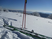 Na szczycie Jasła na skiturach