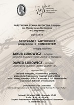 Koncert Jakuba i Dawida Lubowiczów w Zakopanem.