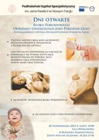 Dni Otwarte Bloku Porodowego i Oddziału Ginekologiczno-Położniczego w szpitalu w Nowym Targu
