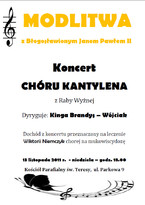 Modlitwa z Błogosławionym Janem Pawłem II - Koncert Chóru Kantylena