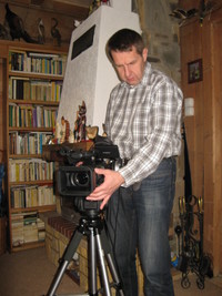 Na zdjęciu reżyser filmu Mirosław Krzyszkowski