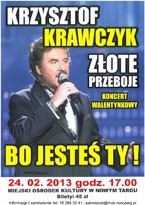 Koncert Walentynkowy – Złote Przeboje Krzysztofa Krawczyka