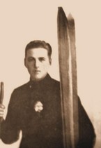 Władysław Gąsienica Pazdur, zawodnik SNPTT, skoczek i biegacz, fot. z książki Narciarstwo polskie, tom I, Kraków 1925