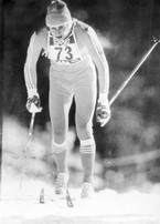 Józef Łuszczek podczas biegu na 15 km w Lahti, fot. ze zbiorów Józefa Łuszczka