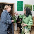 Obejrzyj galerię: Wernisaż wystawy Małgorzaty Rosińskiej "Przez zieloność wolno płyniesz”