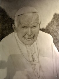 „Ojciec Święty Jan Paweł II – rysunek, malarstwo, rzeźba”