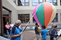 „Wakacje w Mieście 2015” - budowa balonów