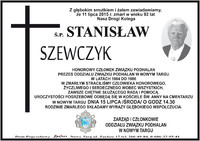 Zmarł Stanisław Szewczyk