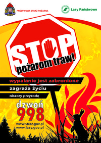 STOP POŻAROM TRAW!