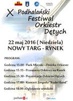 X Podhalański Festiwal Orkiestr Dętych