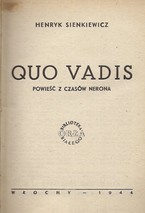 Czytanie powieści „Ouo vadis”
