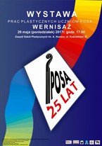 Wystawa prac uczniów POSA z okazji XXV- lecia