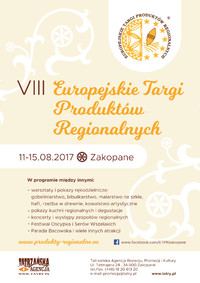 VIII Europejskie Targi Produktów Regionalnych