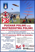 Puchar Polski oraz Mistrzostwa Polski Modeli Szybowców Zdalnie Sterowanych kat. F3B