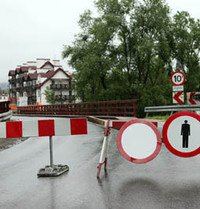 Most na Rabie na 21 dni zamknięty