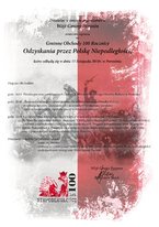 Gminne Obchody 100 Rocznicy Odzyskania Niepodległości