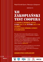 XII Zakopiański Test Coopera