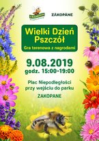 Ogólnopolski Wielki Dzień Pszczół w Zakopanem Uczestnicy terenowej gry edukacyjnej posadzą kwiaty dla pszczół.