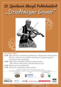 5 grudnia - 15. Spotkania Muzyk Podhalańskich "Dziadońcyne Granie"