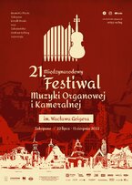 21. Międzynarodowy Festiwal Muzyki Organowej i Kameralnej w Zakopanem