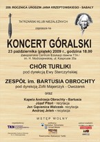 Koncert góralski w 200. rocznicę urodzin Sabały