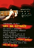 Kurs Gry na Gitarze