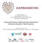 Szyte pokoleniami. Biały haft jako dziedzictwo. Genowefa Zarycka i Zofia Zarycka