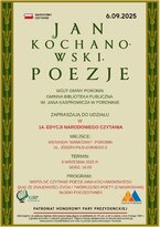 Zaproszenie na Czytanie Narodowe