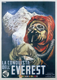 Plakat filmu o zdobyciu Mount Everestu