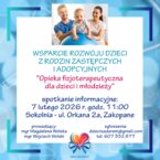Opieka fizjoterapeutyczna dla dzieci i młodzieży z Rodzin Zastępczych i Adopcyjnych