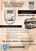 21. Zlot Starych Samochodów – finał w Zakopanem