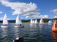 Zawodnicy KS Wiaterni na regatach w Kluszkowcach