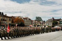 Zbiórka na sztandar dla 21 Lekkiego Batalionu Górskiego im. płk. Andrzeja Stańczyka