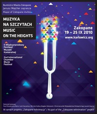 Wyniki konkursu! II Międzynarodowy Festiwal Muzyki Kameralnej „Muzyka na szczytach”