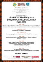 Jesień Tatrzańska 2010 - Święto Ulicy Kościeliskiej