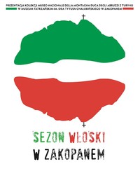Plakat Sezonu Włoskiego, autorstwa Zygmunta Januszewskiego