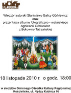 Wieczór autorski Stanisławy Galicy Górkiewicz i Agnieszki Górkiewicz
