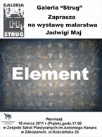 Wystawa malarstwa Jadwigi Maj "Element"