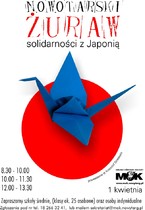Nowotarski żuraw solidarności z Japonią