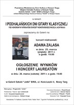 Koncert Adama Zalasa