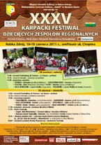 XXXV Karpacki Festiwal Dziecięcych Zespołów Regionalnych