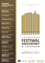 XI Międzynarodowy Festiwal Organowy w Zakopanem