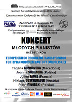 Koncert Młodych Pianistów