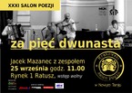 XXXI Salon poezji - Jacek Mazanec z zespołem