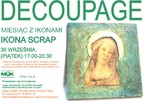 Decoupage – MIesiąc z ikonami – Ikona Scarp