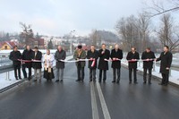 Most na ul. Sądeckiej w Rabce-Zdroju poświęcony i otwarty