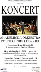 Koncert Akademickiej Orkiestry Politechniki Łódzkiej