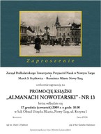 Promocja książki "Almanach Nowotarski - nr 13"