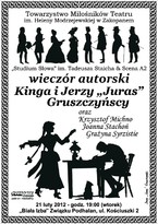 Wieczór autorski Kingi i Jerzego "Jurasa" Gruszczyńskich