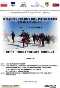 Integracyjny bieg narciarski "Szlak bez Granic: Witów - Oravice"